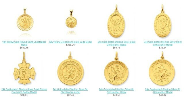 Wholesale Patron Saint Medals